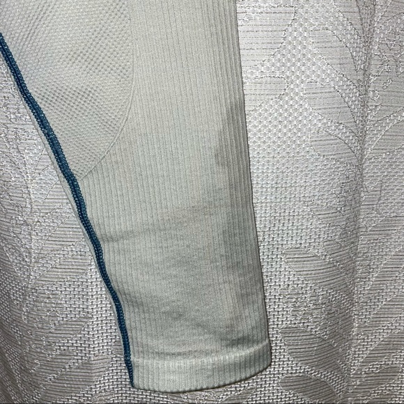 Victoria Secret PINK Tight Womens Seamless High Waist Rib Blue Leggings - Picture 6 of 6